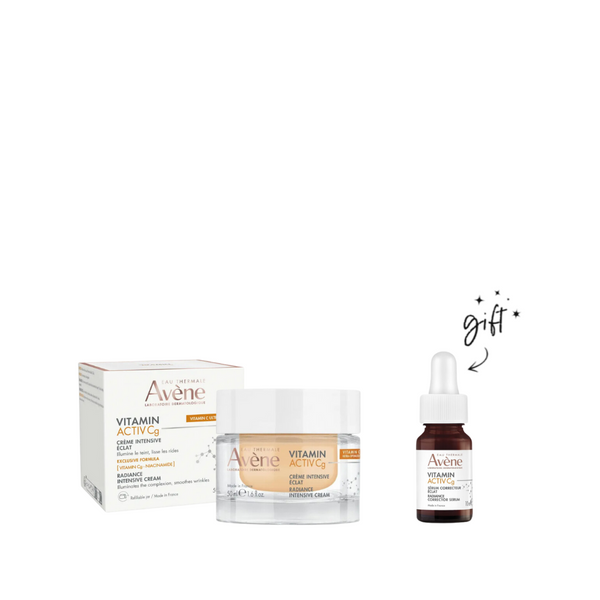 Avene Vitamin Activ Cg Creme Intensive Eclat + Free Serum Bundle