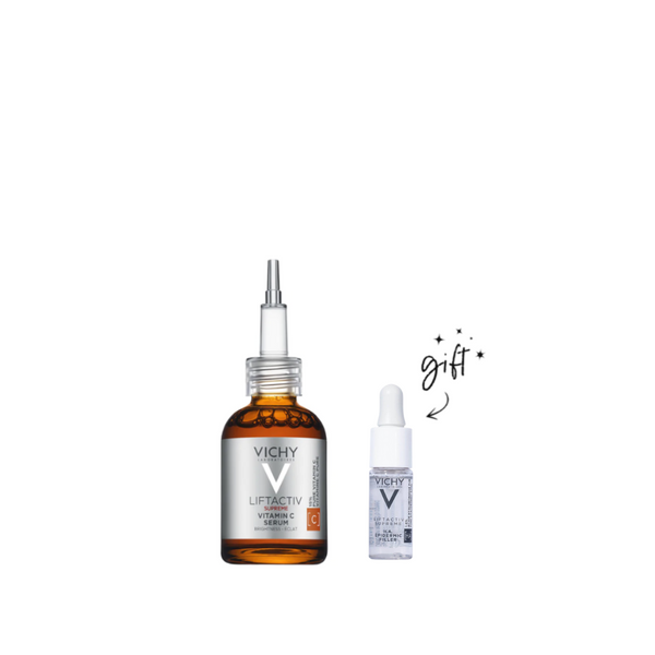 Vichy Liftactiv Vitamin C Serum + Free HA Filler Bundle