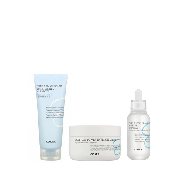 Cosrx Hydrium Triple Duo & Moisture Cream Bundle At 10% Off