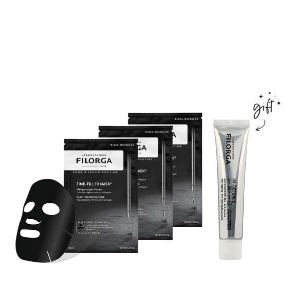 Filorga Time Filler Trio Face Mask + Free Sunscreen Bundle