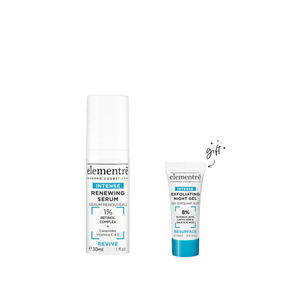 Elementre 1% Retinol Serum + Free Gel Bundle