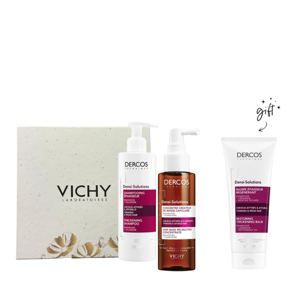 Vichy Dercos Densi-Solutions Hair Thickening Bundle + Free Gift