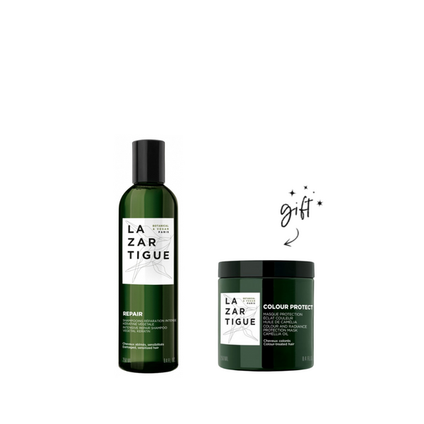 Lazartigue Intensive Repair Shampoo + Free Mask Bundle