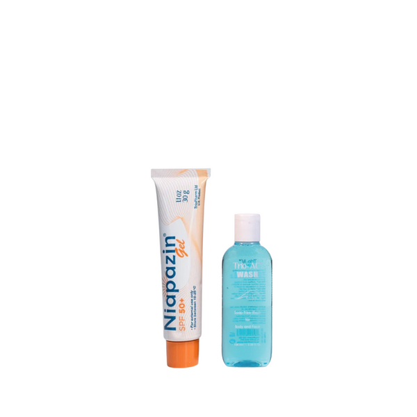 Triopharm Niapazin Spf50+ + Free Wash Bundle