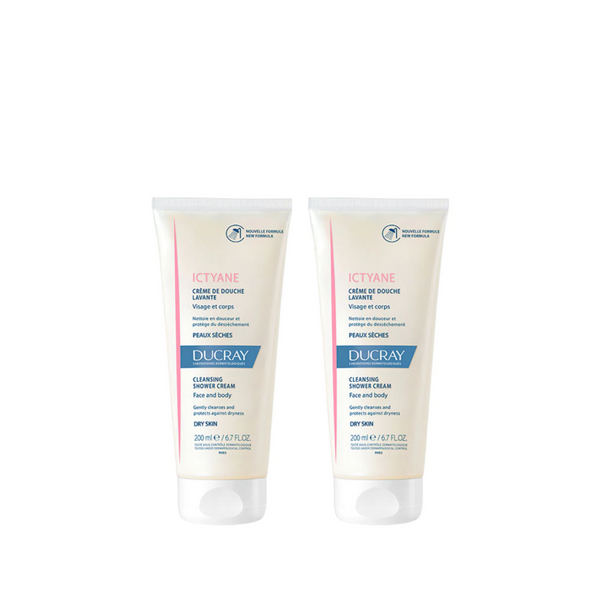 Ducray Ictyane Cleansing Cream  200ml (1+1) Bundle