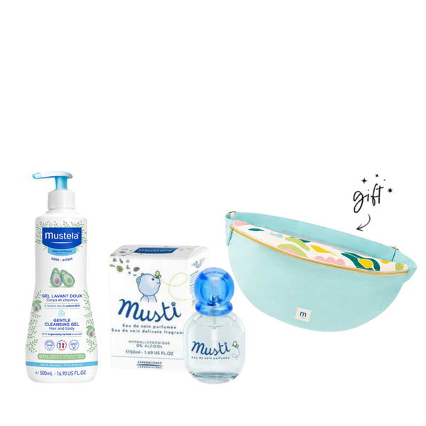 Mustela Normal Skin Cleanser And Fragrance + Free Gift Bundle