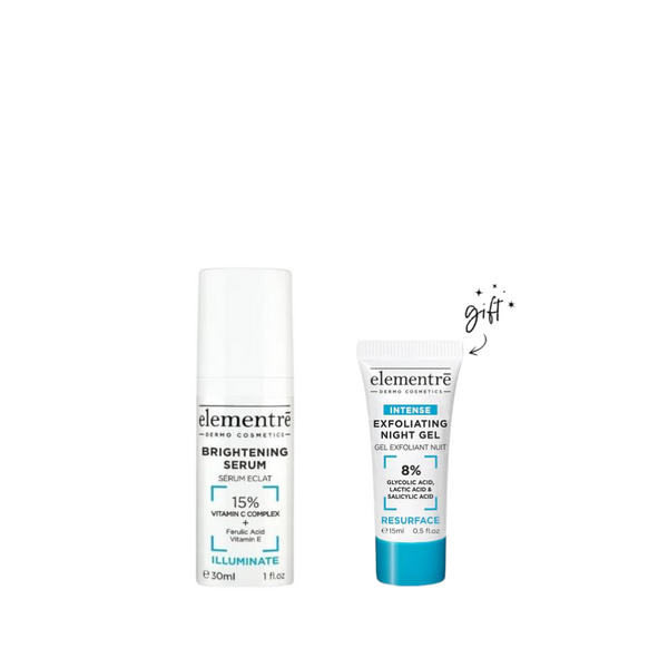 Elementre 15% Vit C Brightening Serum + Free Gel Bundle