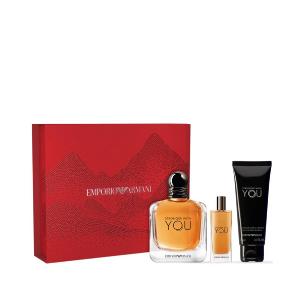 Giorgio Armani Stronger With You Eau De Toilette Set