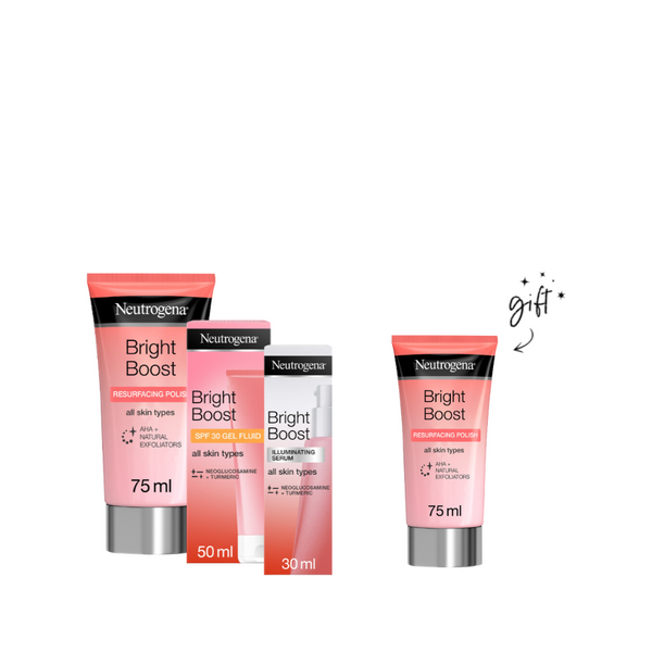 Neutrogena Bright Boost Full Range Bundle + Free Gift