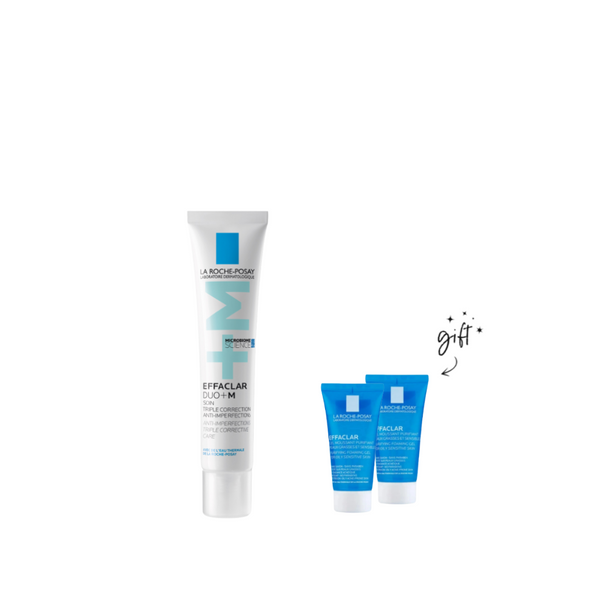 La Roche Posay Effaclar Duo +M + Mini Gel Moussant Bundle