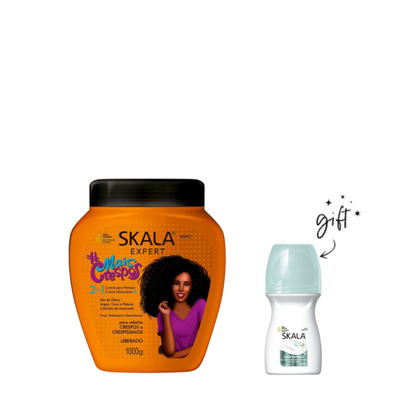 Skala Expert More Curlu 2 in 1 Conditioner + Free Deodorant Bundle