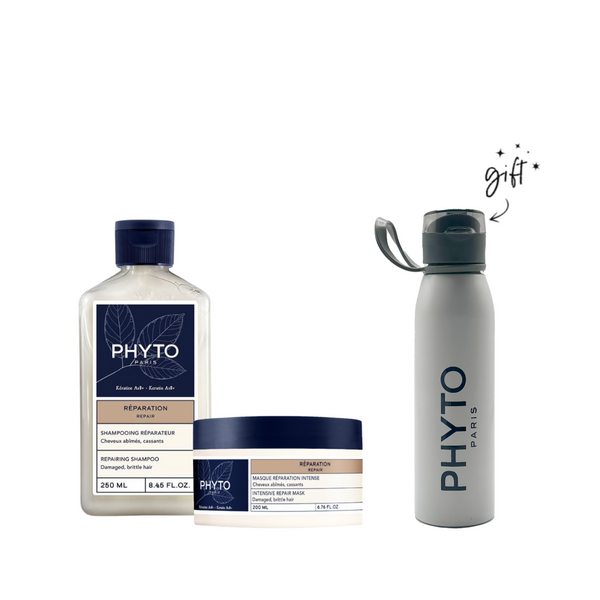 Phyto Repair Shampoo And Mask Bundle + Free Water Bottle