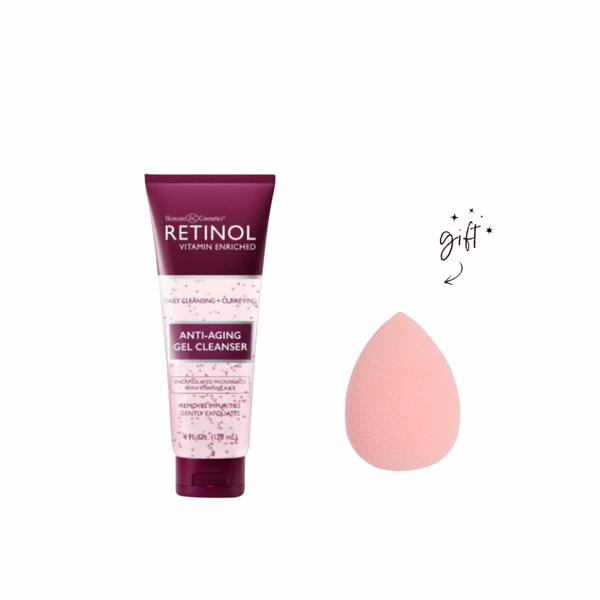 Retinol Skincare Gel Cleanser + Free Beauty Blender Bundle