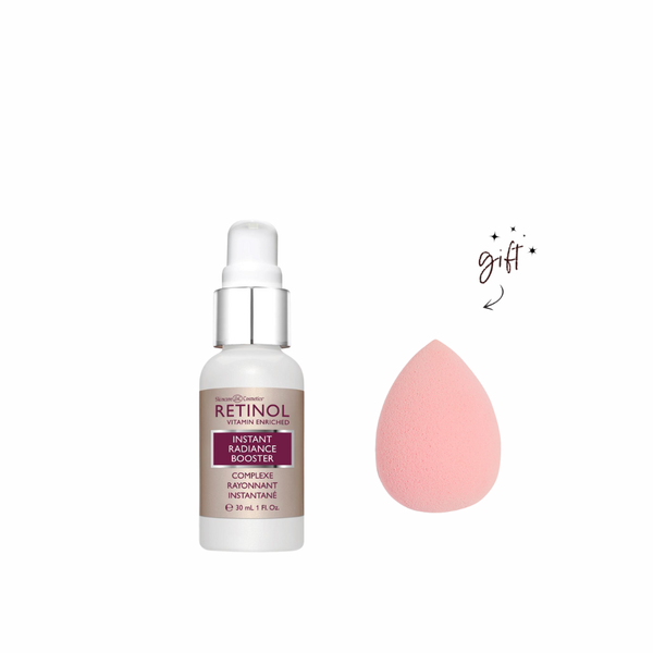Retinol Skincare Instant Radiance Booster + Free Beauty Blender Bundle