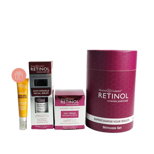 Retinol Skincare Supercharge Your Results Day Cream Sincare Holiday Set