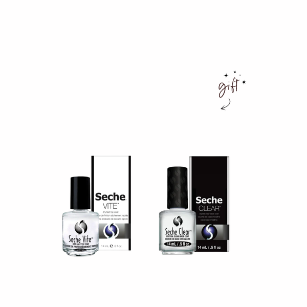 Seche Vite Dry Fast Top Coat Buy 1 Get Seche Clear Base Coat Bundle