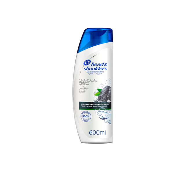 Head & Shoulders Charcoal Detox Anti-Dandruff Shampoo 600ml