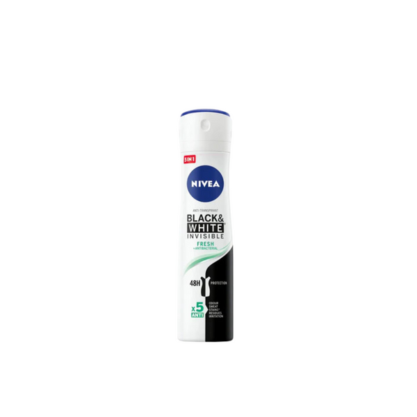 Nivea Black & White Invisible Fresh Deodorant Spray For Women 150ml