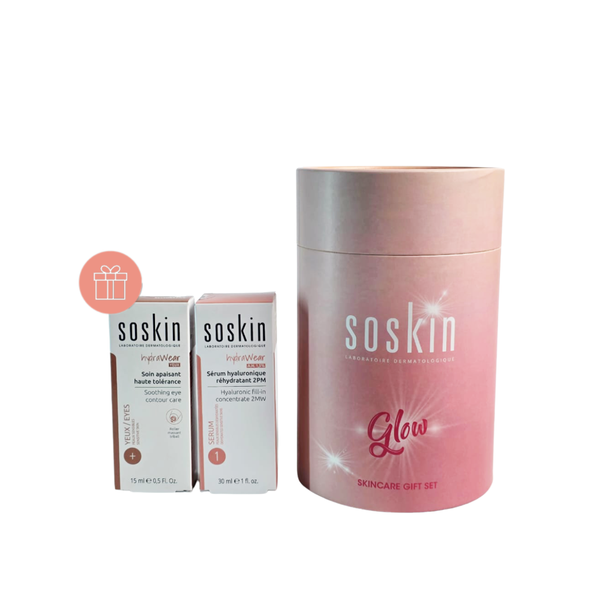 Soskin Glow HydraWear Hyaluronic Fill In Serum Skincare Gift Set