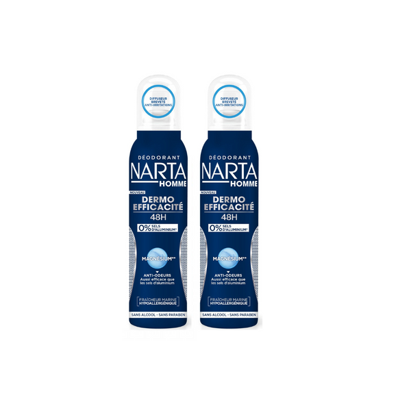 Narta Men Deodorant Dermo Efficiency 48h Two At 20% Off