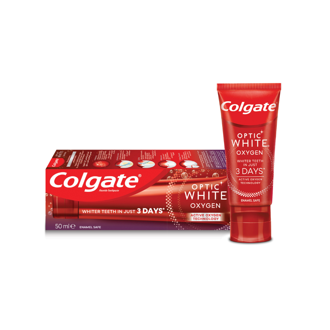 Colgate O2 White Colgate Optic White Oxygen Toothpaste 50ml | Toothpaste – Feel22