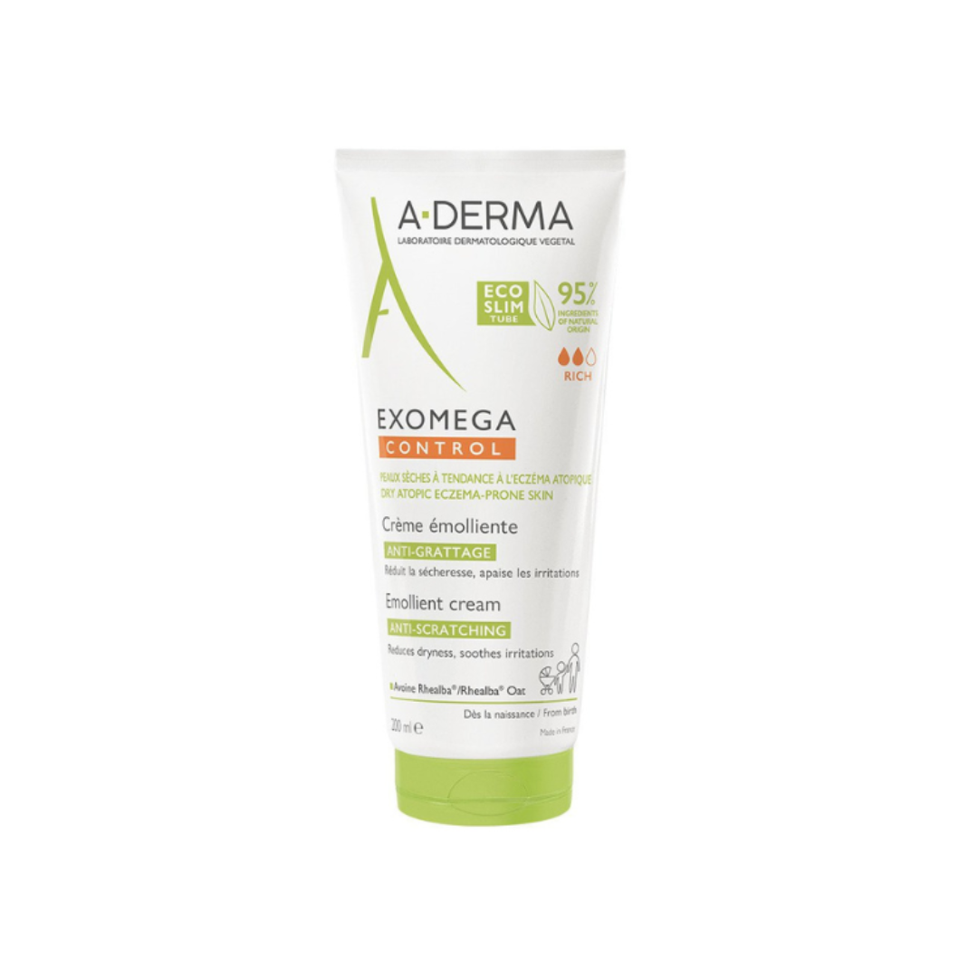 Derma Enom A-Derma Exomega Control Emollient Cream For Eczema Prone Skin 200ml ...