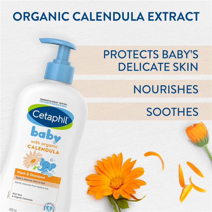 Cetaphil Shampoo Para Bebé con Caléndula Orgánica - H-E-B México Cetaphil Shampoo Para Bebé con Caléndula Orgánica - H-E-B México