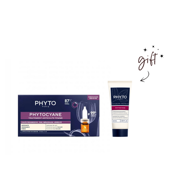 Phyto Cyane Progressive Hair Loss Set + Shampoo Women 100ml For Free