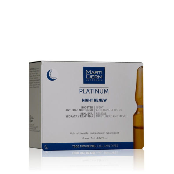 MartiDerm Platinum Night Renew Ampoules 10 Ampoules