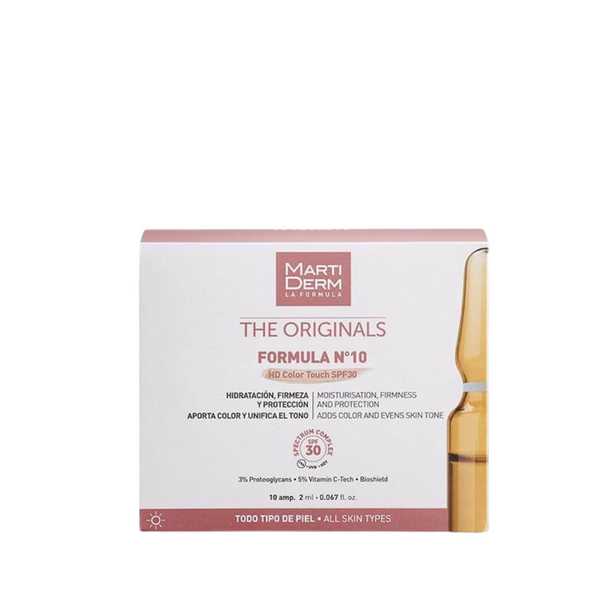 MartiDerm The Originals Formula N§10 Hd Color Touch Spf30 10 Ampoules