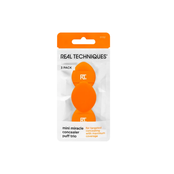 Real Techniques Mini Miracle Concealer Puff Pack 3pcs