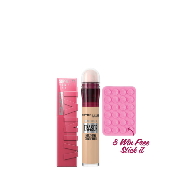 Maybelline Essentials Bundle At 20% Off + Free Silicon Mobile Sticker