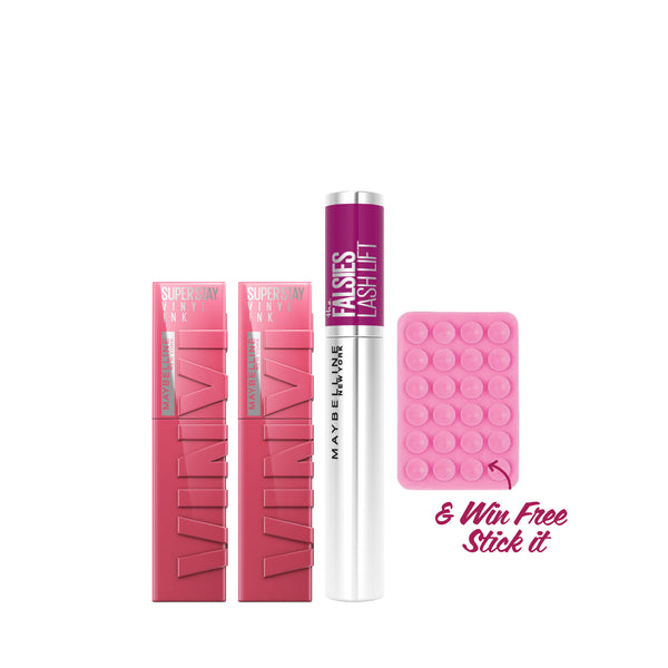 Maybelline Lift And Stay Look Bundle + Free Mobile Gift At 20% Off