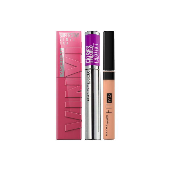 Maybelline Super Stay, Fit Me And Falsies Bundle At 25% Off