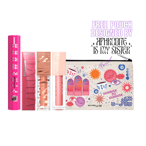 Maybelline New York Perfect Makeup Look Bundle + Free Pouch At 25% Off