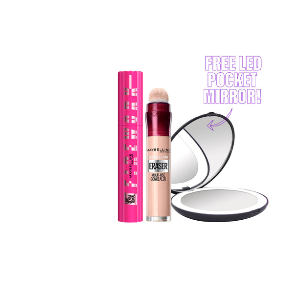 Maybelline Firework x Age Rewind Eraser Bundle + Free Mirror At 15% Off