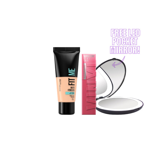 Maybelline Fit Me Foundation x Vinyl Ink Bundle At 20% Off