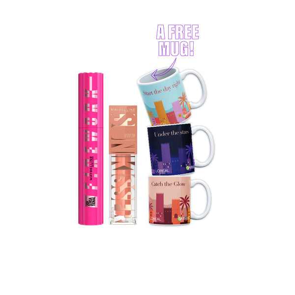 Maybelline Sunkisser Blush x Firework Mascara Bundle At 20% Off