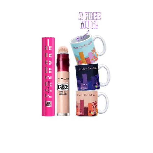 Maybelline Firework x Age Rewind Eraser Bundle + Free Mug At 20% Off