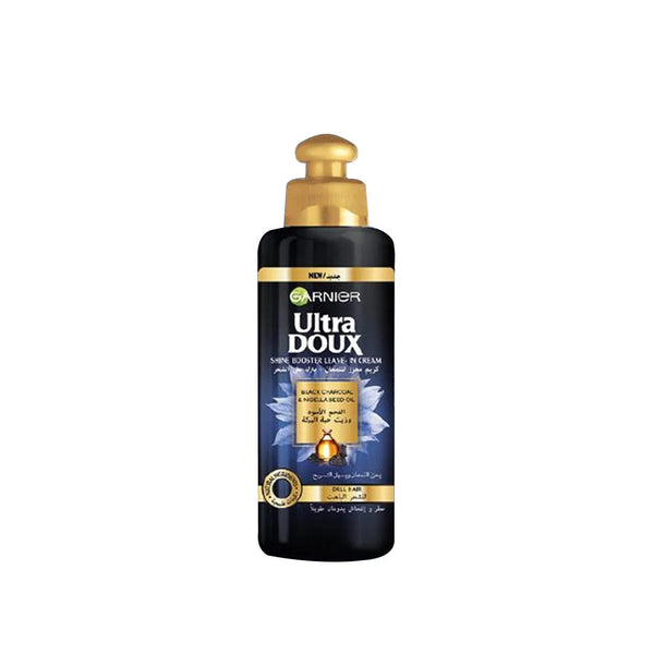 Garnier Ultra Doux Black Charcoal Leave In Conditioning Cream 200ml