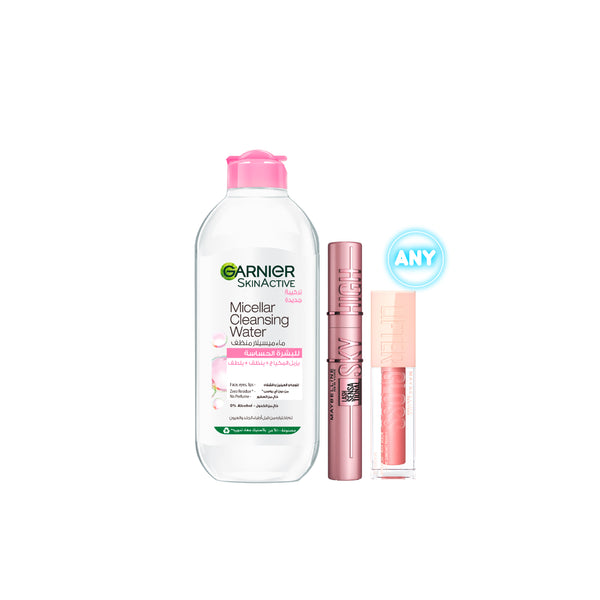 Garnier Micellar x Maybelline Sky High & Lifter Honey Bundle At 25% Off