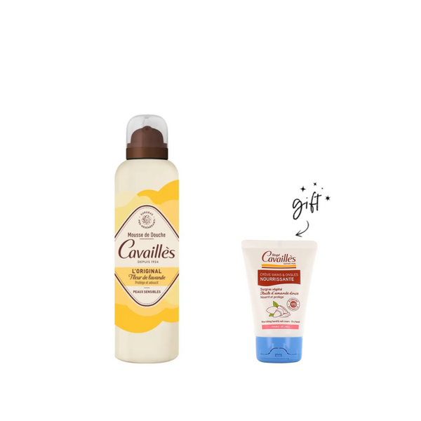 Roge Cavailles Shower Foam + Free Hand Cream Bundle