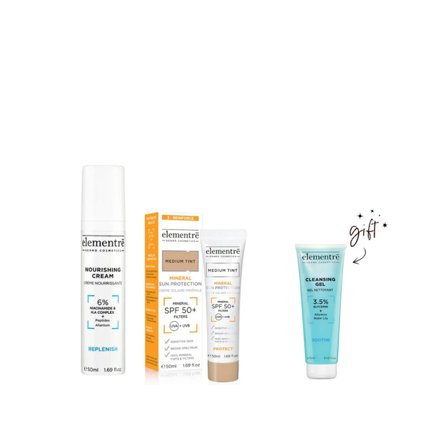 Elementre 6% HA Niacinamide & Mineral Sunscreen Bundle At 20% Off