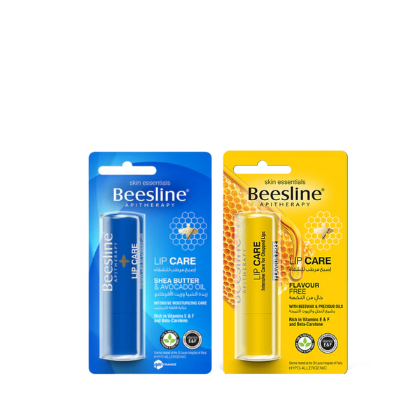 Beesline Lip Care Shea & Avocacado + Flavour Free Bundle 25% Off