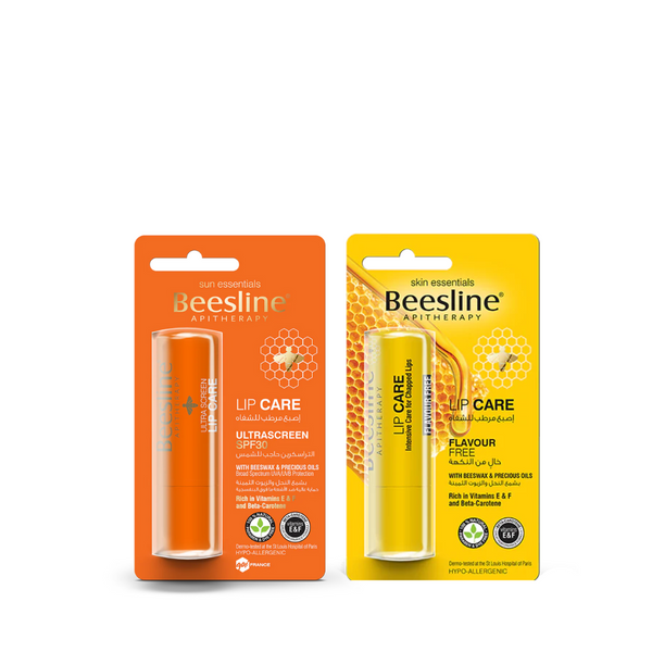 Beesline Lip Care Ultra Screen Spf30 + Flavour Free Bundle 25% Off