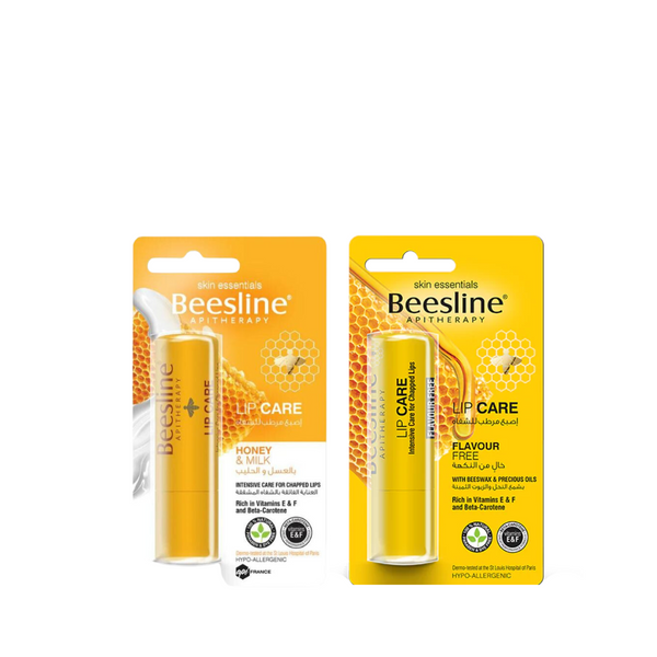 Beesline Lip Care Honey & Milk + Flavour Free Bundle 25% Off