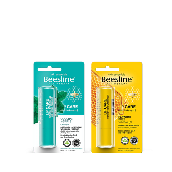 Beesline Lip Care Coolips Spf15 + Flavour Free Bundle 25% Off