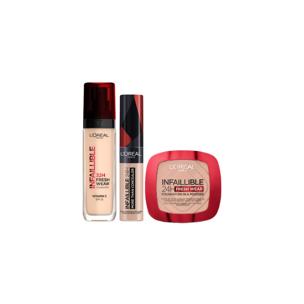 L'Oreal Paris Infaillible Basic Essentials Bundle At 25% Off