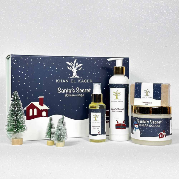 Khan El Kaser Scrub Your Way to Bliss Christmas Body Scrub Bundle