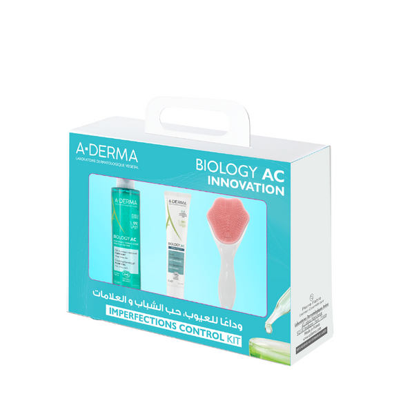 A-Derma Biology Duo + Free Face Brush Set